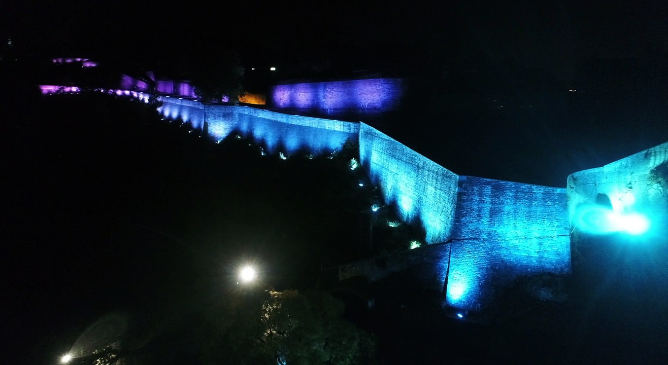 Découvrez le nouvel éclairage de la Citadelle de Namur