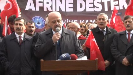 Kamu Çalışanlarından Zeytin Dalı Harekatına Destek Eylemi