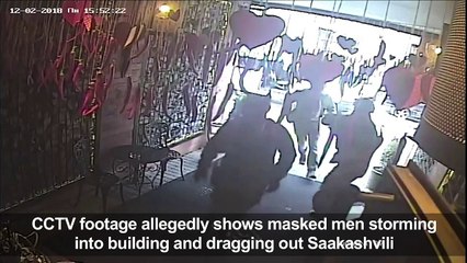 Saakashvili arrested by masked men in Kiev restaurant