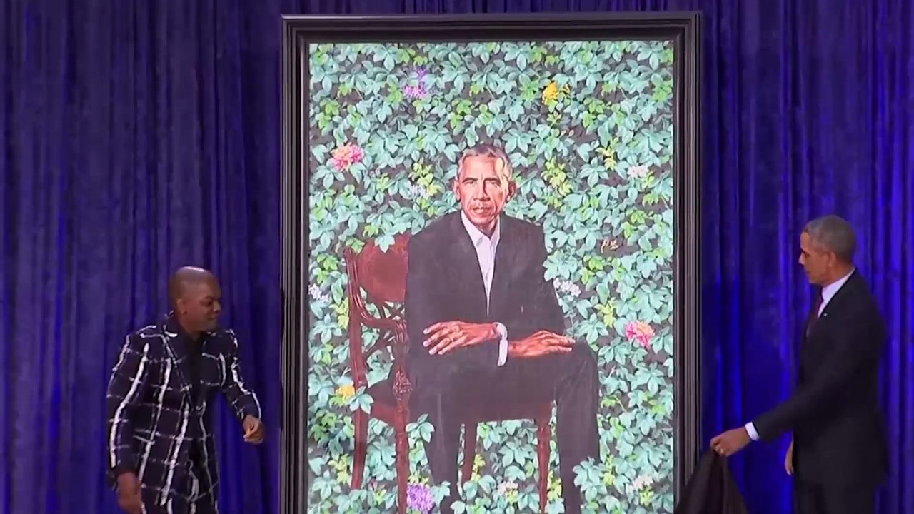 Barack And Michelle Obama Unveil Their History-Making Official Portraits