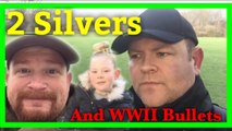 Metal Detecting UK 2 Silver Coins and WW2 Bullets!! (5)