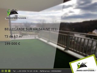 T3 A vendre Bellegarde sur valserine 67m2 - 199 000 Euros