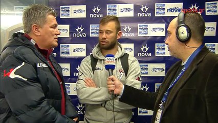 21η ΠΑΟΚ-ΑΕΛ 3-0 2017-18 Γκόικοβιτς δηλώσεις (Novasports)