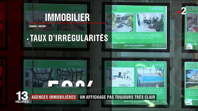 Agences immobilières : un affichage encore flou