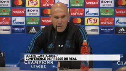 Infosport+ - Real Madrid / PSG - Conférence de presse Zinédine Zidane