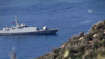 Sahil Güvenlik ve Deniz Kuvvetlerinden Kardak'ta önleme devriyesi (2) - MUĞLA