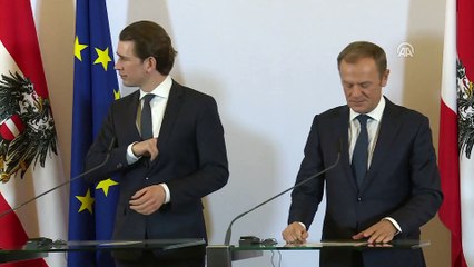 Tusk - Kurz ortak basın toplantısı - VİYANA