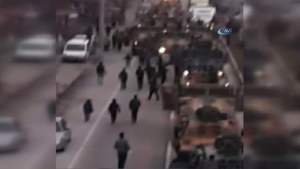 Yüzlerce Vatandaş Afrin'e Giden Pöh ve Jöh'leri Böyle Karşıladı