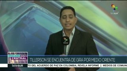 Rex Tillerson inicia en Egipto gira por el Medio Oriente