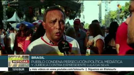 Brasileños reiteran su apoyo a Lula en el carnaval