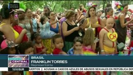 Brasil: carnaval infantil se realizó en Río de Janeiro