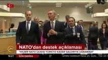 NATO'dan destek açıklaması