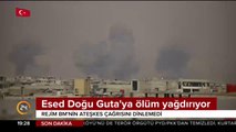 Esed Doğu Guta'ya ölüm yağdırıyor