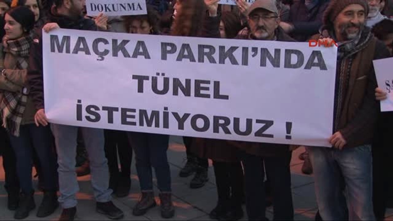 Maçka Parkı'nda Protesto Eylemi