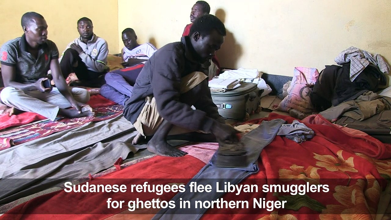 Sudanese refugees flee slavery in Libya for ghe...