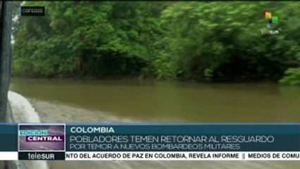 Colombia: estragos dejados por bombardeo militar a resguardo indígena