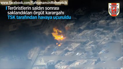 Aslan Mehmetçik Teröristlerin Karargahını Havaya Uçurdu