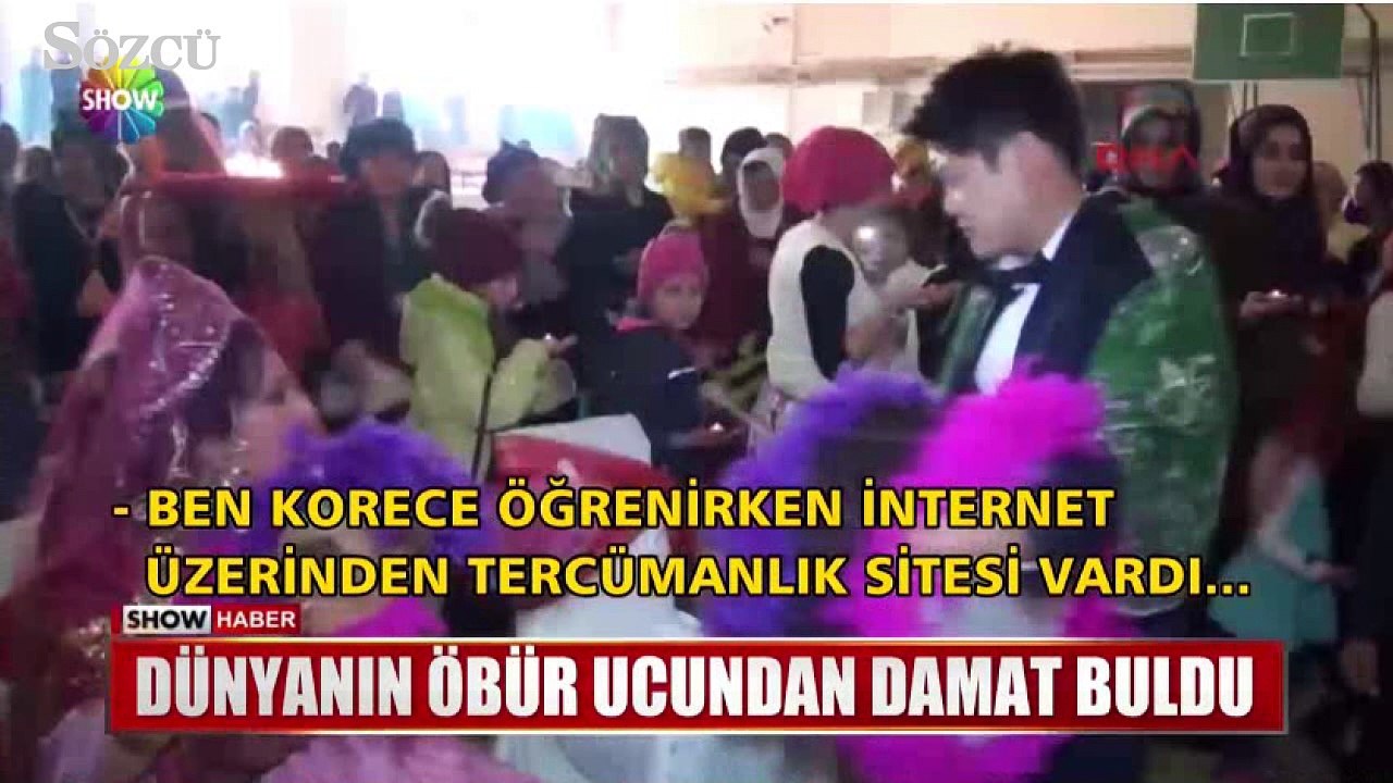 Trabzon’a Koreli damat