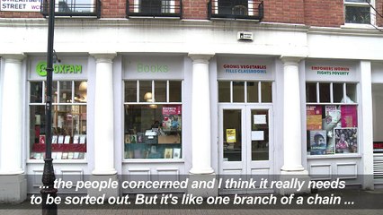 Business as usual at Oxfam shop in London despite Haiti scandal