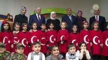 Başbakan Yıldırım, açılışını yaptığı Şehit Piyade Uzman Çavuş Selim Topal Kızılay Anaokulu'nu gezdi - ERZİNCAN