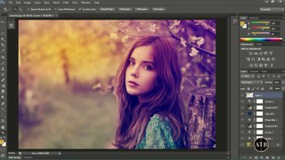 Adobe Photoshop CC Tutorial - Warm Color Effect - Without Plugins