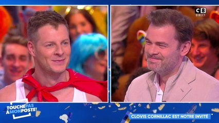 Clovis Cornillac clashe avec humour Matthieu Delormeau