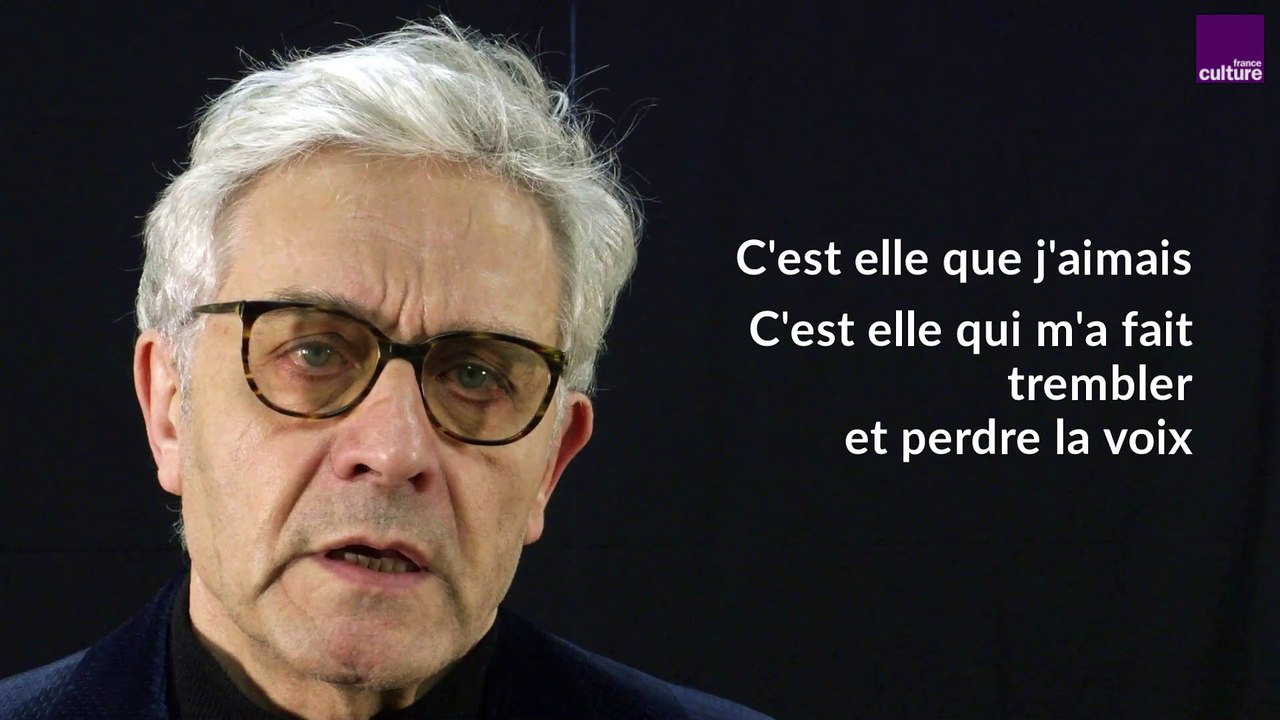 Didier Sandre interprète "Poussière", de Lars Noren