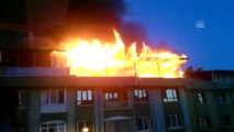 Binanın Teras Katında Çıkan Yangın Söndürüldü