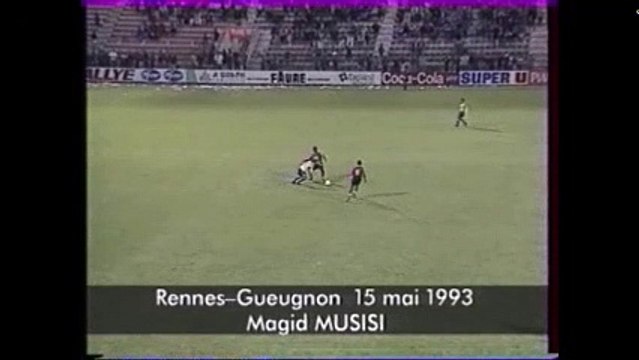 15/05/93 : Majid Musisi (54') : Rennes - Gueugnon (4-2)