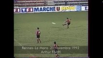 21/11/92 : Arthur Fahr (75') : Rennes - Le Mans (2-2)