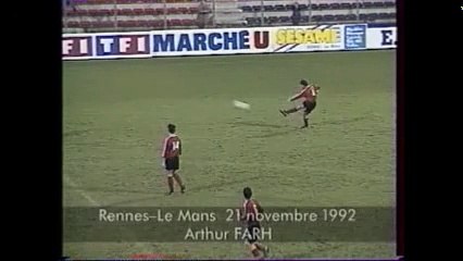 21/11/92 : Arthur Fahr (75') : Rennes - Le Mans (2-2)