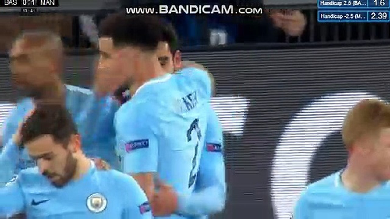 ilkay Gundogan GOAL HD - FC Basel 0-1 Manchester City 13.02.2018