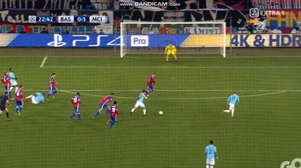 Kun Aguero Goal vs FC Basel 3-0 - UEFA Champions League - 13-02-2018 HD