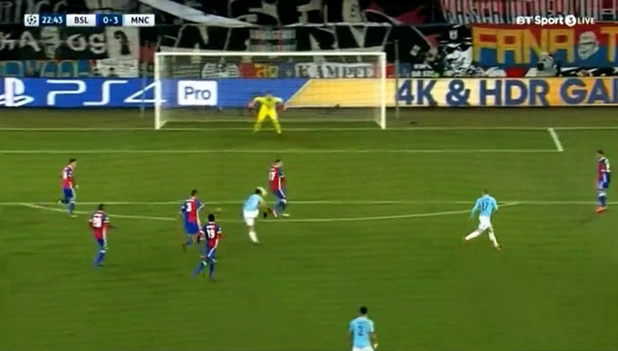 Résumé Basel  Manchester City but Sergio Aguero (0-3)