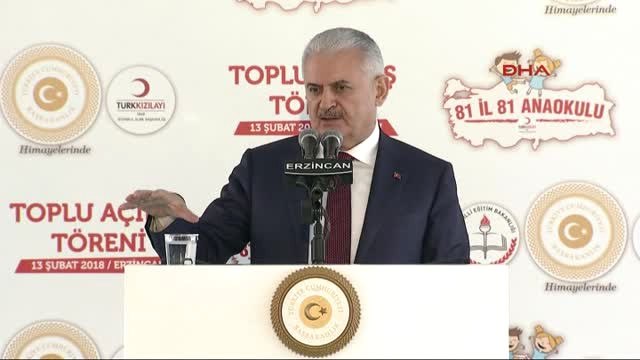 Erzincan - Başbakan Yıldırım, 81 İl 81 Anaokulu Toplu Açılış Töreninde Konuştu 3