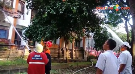 Kantor Pemprov Bali Terbakar
