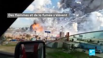 En IMAGES - Explosion sur le plus grand marché de feux d'artifice du Mexique : Au moins 29 morts