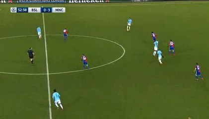 Ilkay Gundogan second Goal - Basel 0-4 Manchester City - 13.02.2018