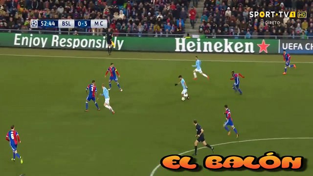 ¡GOL! 0-4 Gündoğan 53' Basel vs Manchester City (Champions League - Octavos de final) 13-02-2018