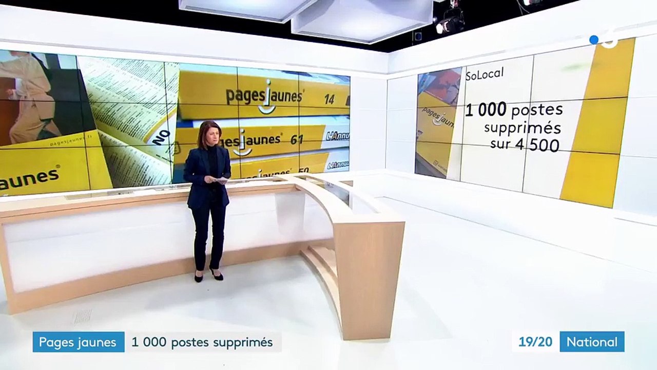 Pages jaunes : 1000 postes supprimés