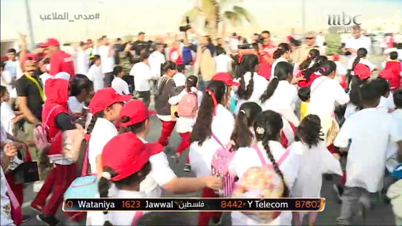 صدى الملاعب يشارك البحرين يومها الرياضي