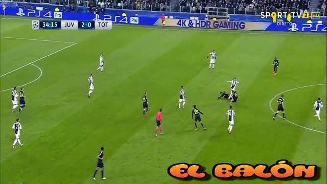 2-1 Harry Kane 35' Juventus vs Tottenham (Champions League - Octavos de final) 13-02-2018