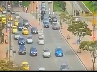 Explosión en centro de Bogotá, Rodaje  Película Mile 22