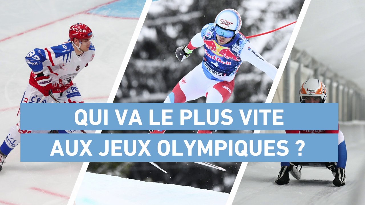 JO 2018 - Pyeongchang : Qui va le plus vite ?