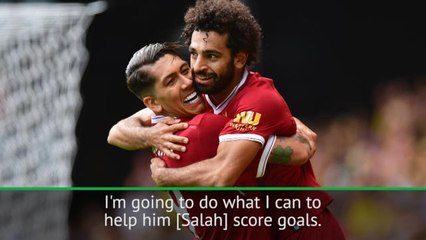 Download Video: Firmino will 'do what he can' to help Salah score