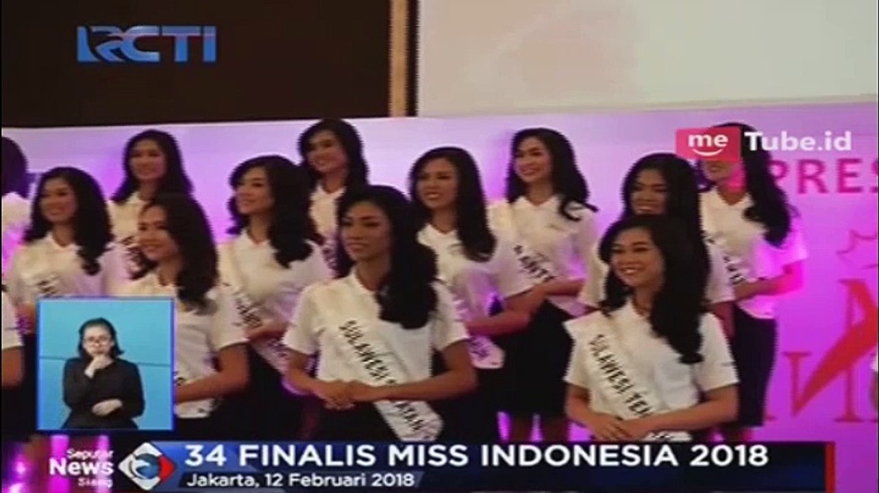 34 Finalis Miss Indonesia 2018