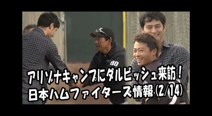 日本ハム アリゾナキャンプにダルビッシュ有が来訪！ 2018.2.14 日本ハムファイターズ情報 プロ野球