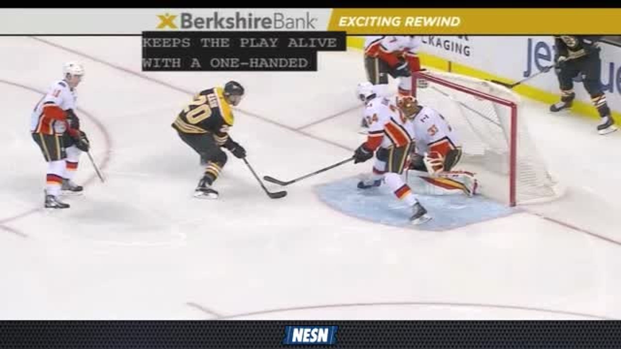 Berkshire Bank Exciting Rewind: Bruins Capitalize In Neutral Zone To Gain Early Lead Over Flames