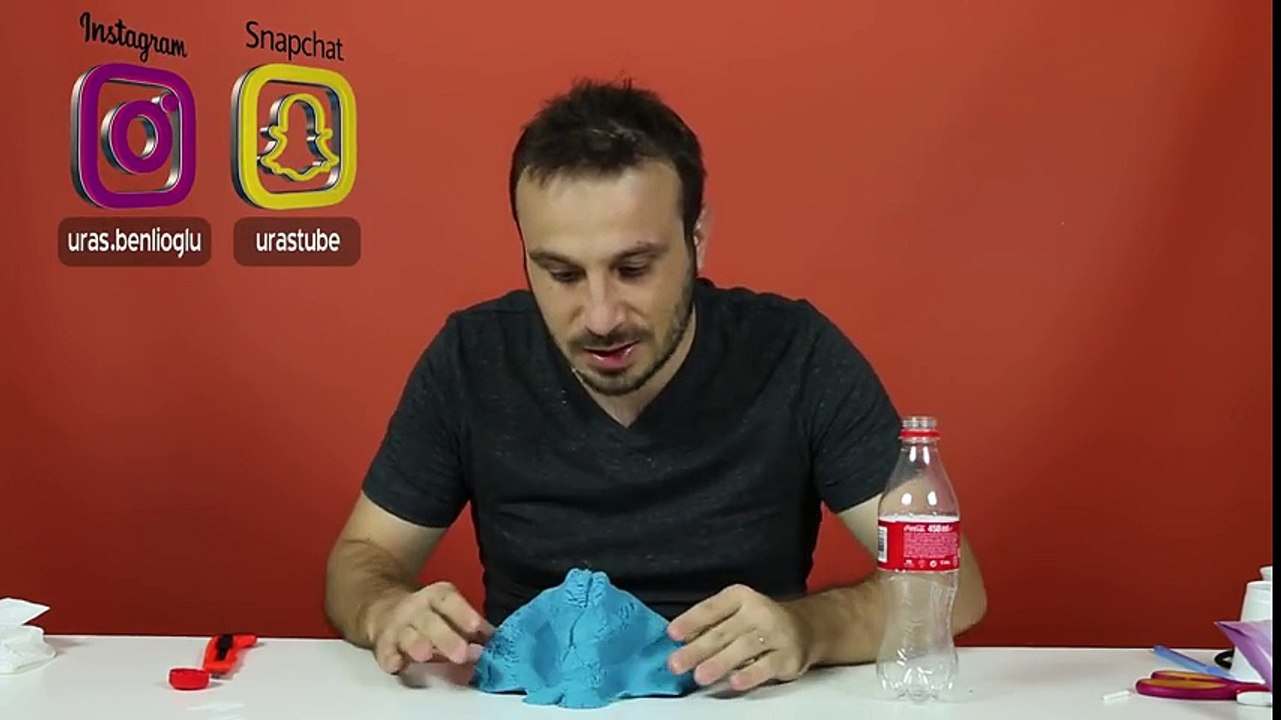 Kinetik Kumdan Kola Şişesi Yapımı | Nasıl Yapılır | Pratik Bilgiler JR