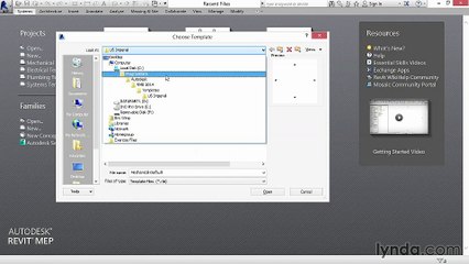 Revit MEP: Starting a Project